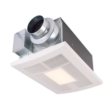Panasonic 110 CFM 0.7 Sone Ceiling Mounted Exhaust Fan with Heater and Light White